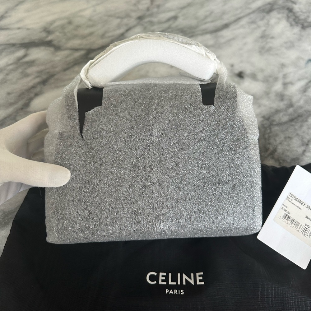 Celine Mini 16 in Satinated Calfskin - Picture 9 of 16
